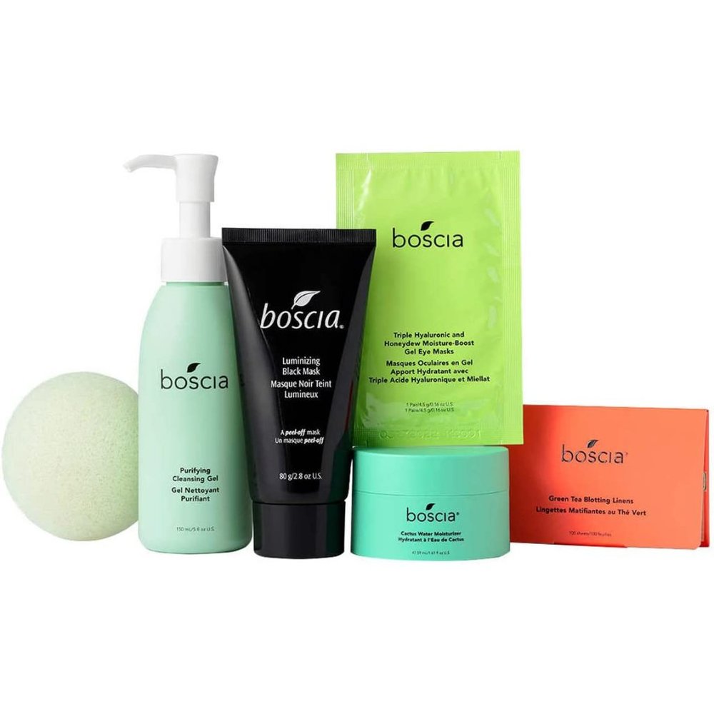 Boscia Clean Skin Routine 6-piece, Full-size Limited Edition Skincare Set